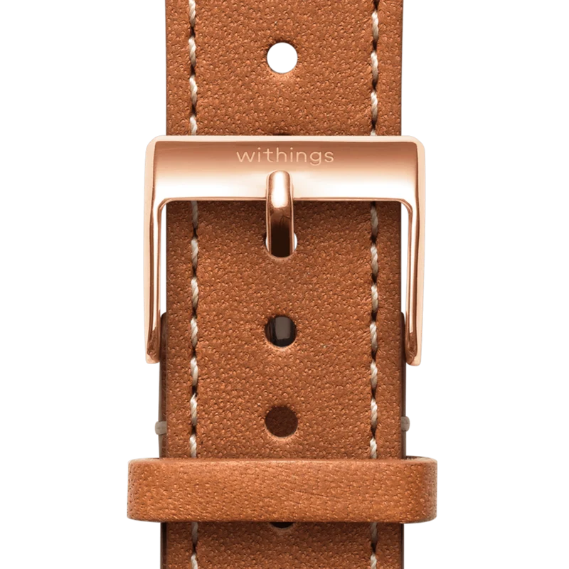Steel 36mm Leather Wristband