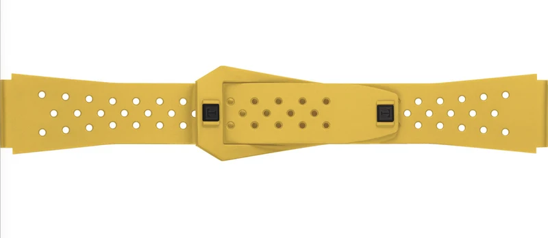 Cinturino Gomma giallo Tissot Sideral T145407 originale