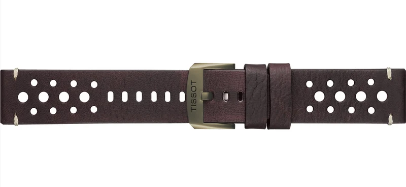 CINTURINO MARRONE TISSOT 22/22 mm ORIGINALE CON FIBBIA