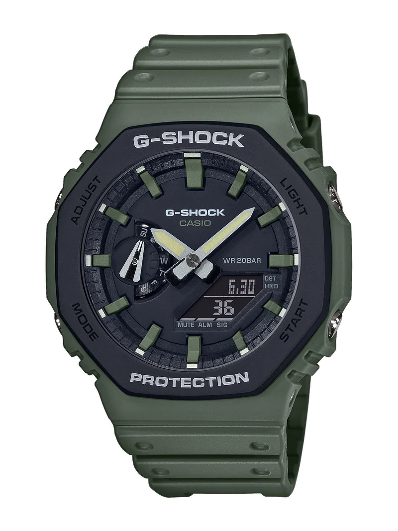 G-SHOCK SERIE GA-2100 verde e nero