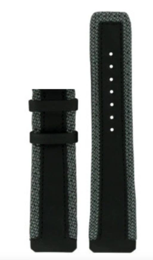 CINTURINO TISSOT SOLAR TOUCH NERO SENZA FIBBIA PER REF. T091420 MM 22/20 ORIGINALE