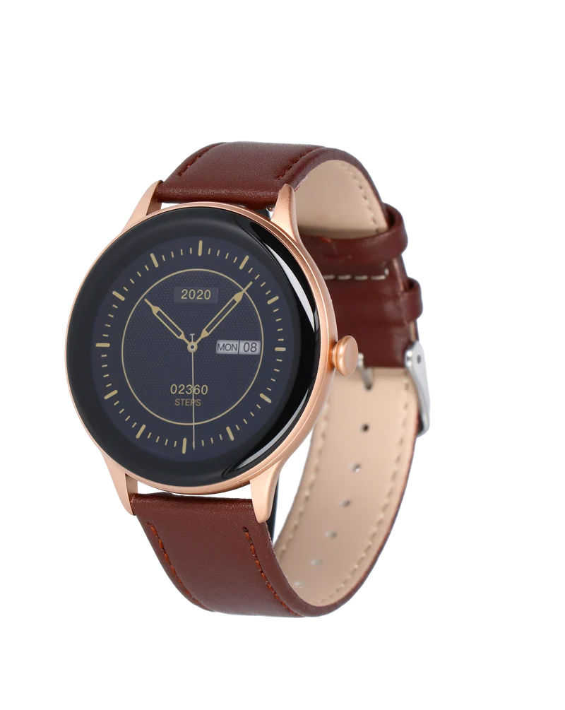 MAXCOM FW48 Vanad Gold Smartwatch – AMOLED 1.32” e Design Elegante ad Alto Contrasto