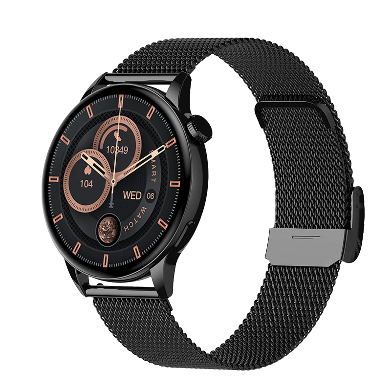 MAXCOM FW58 Vanad Pro Smartwatch Nero – AMOLED 1.3” con Chiamate Bluetooth e Monitoraggio Avanzato