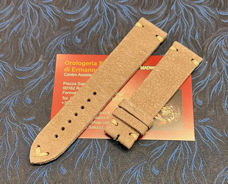 Cinturino Eberhard color tortora 21mm per Tazio Nuvolari 31138