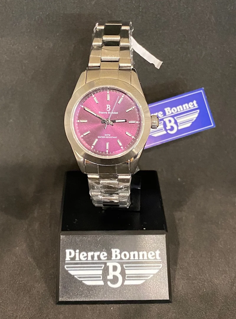 Orologio Pierre Bonnet donna acciaio ref. 6527 lunetta liscia