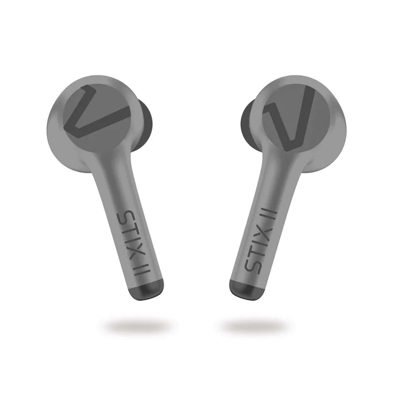 Veho STIX II True Wireless Earphones Platinum Grey
