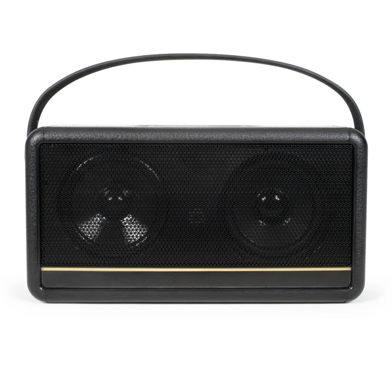 DELTA Wireless Retro Speaker Black – Speaker Bluetooth Stile Radio Vintage Nero