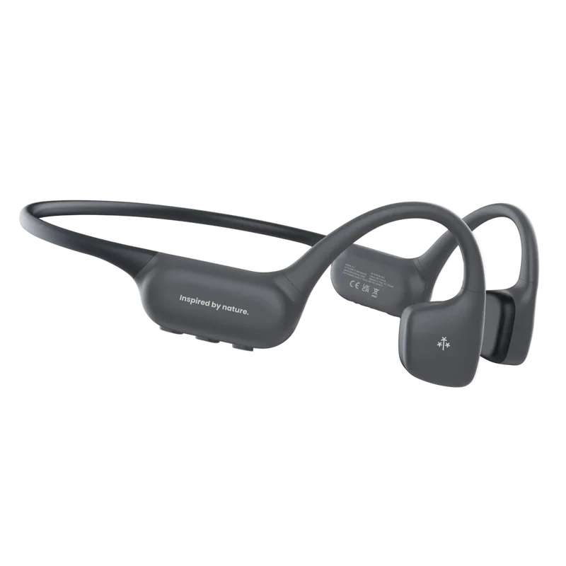 HUNE OLA Black – Cuffie Bluetooth a Conduzione Ossea Waterproof con 32 GB di Memoria Integrata