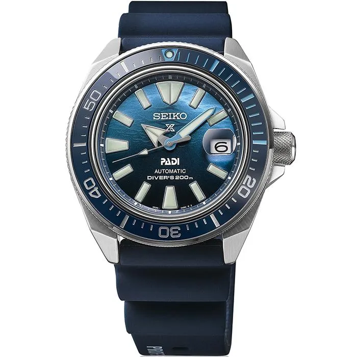 Seiko Prospex Samurai PADI Special THE GREAT BLUE SBDY123 Orologio subacqueo meccanico da uomo, blu
