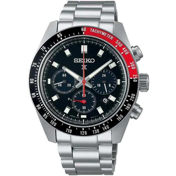 Orologio cronografo solare da uomo Seiko Prospex SPEEDTIMER nei colori d'archivio (SBDL099)
