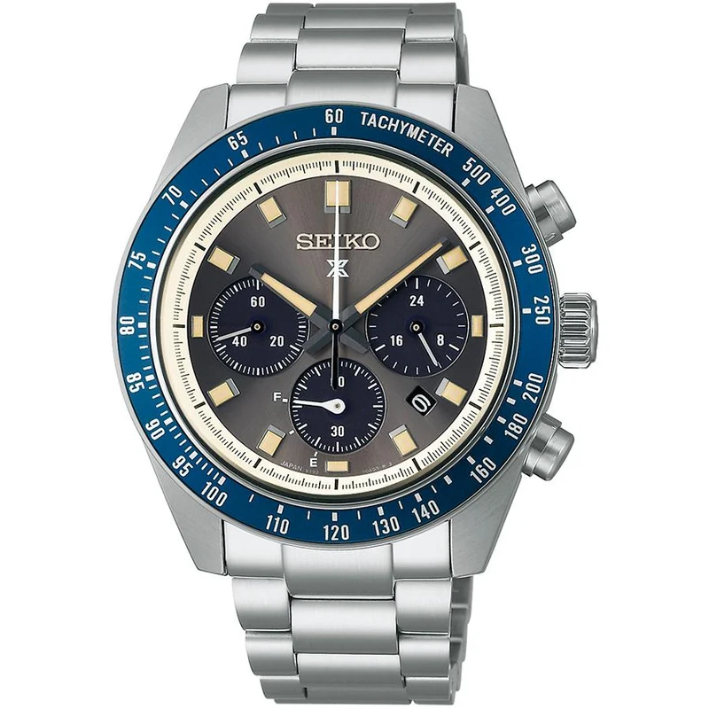 Orologio da uomo Seiko Prospex Speedtimer Solar Chronograph Classic Motorsport Muscle Car SBDL111