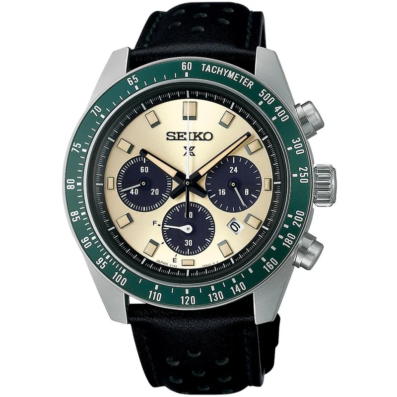 Orologio da uomo Seiko Prospex Speedtimer Solar Chronograph Classic Motorsports Circuit Race SBDL115