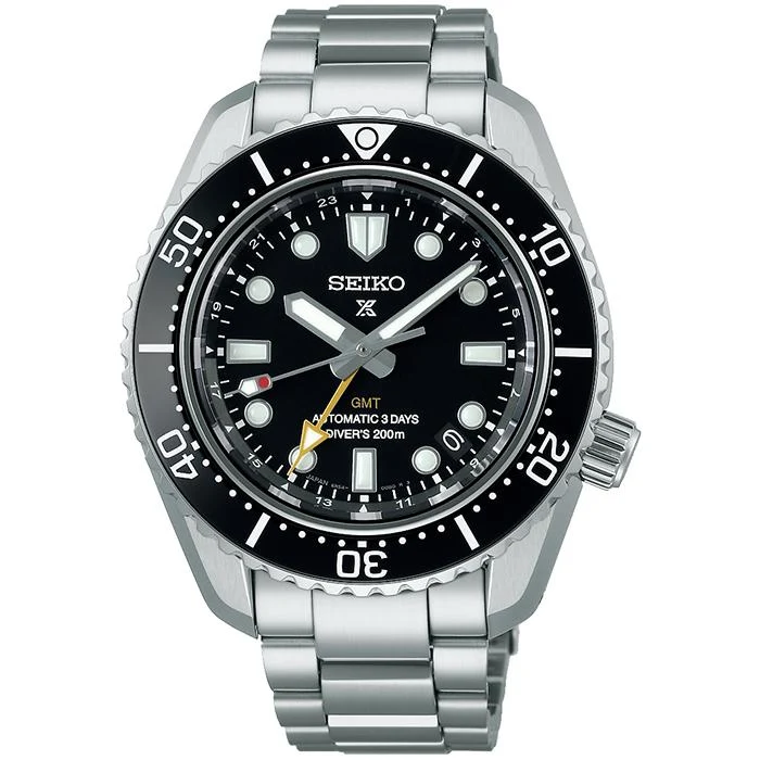 Orologio da uomo SEIKO PROSPEX SBEJ011 JDM 1968 Automatic GMT Diver nero