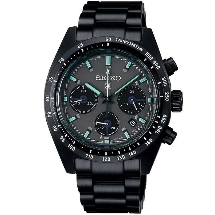 Orologio da uomo Seiko Prospex SPEEDTIMER Solar Chronograph Black Series Night Vision SBDL103