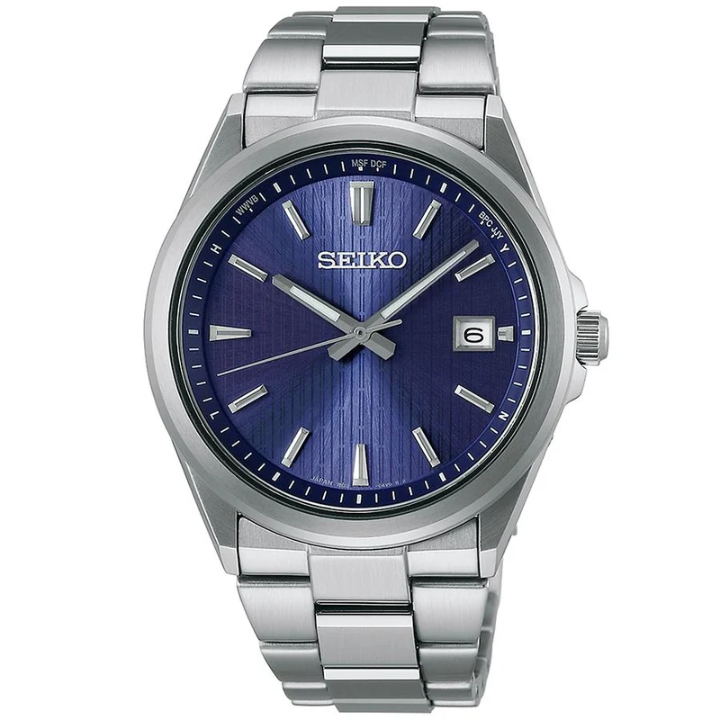 Orologio da uomo SEIKO SELECTION SERIE S Premium SBTM349 blu a energia solare e radiocontrollato, modello JDM.