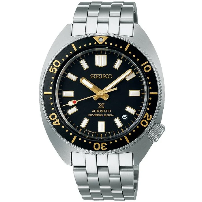 Orologio da uomo Seiko Prospex Mechanical Diver's SBDC173, nero, modello esclusivo