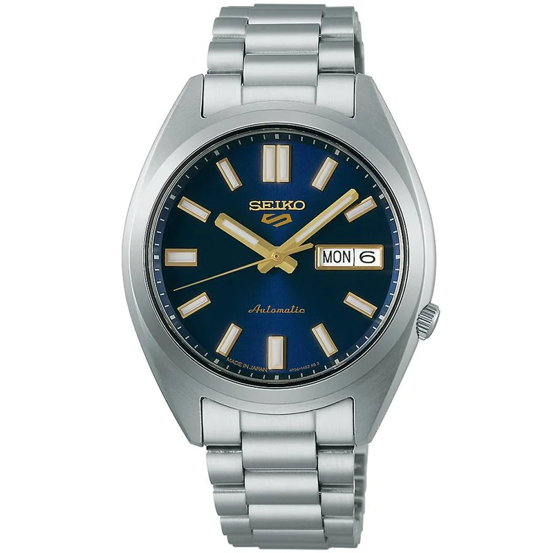 Orologio da uomo meccanico automatico Seiko 5 Sports SNXS Sports Style SBSA291, blu