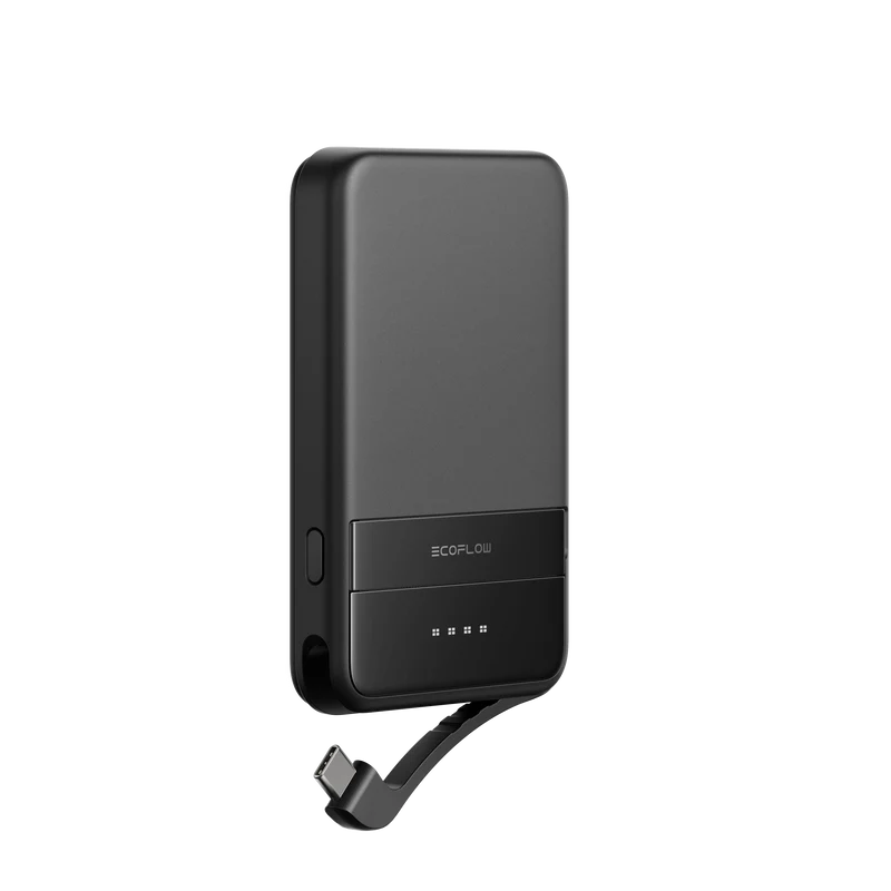 EcoFlow RAPID magnetische Powerbank 10000 mAh schwarz (Qi2 MagSafe)