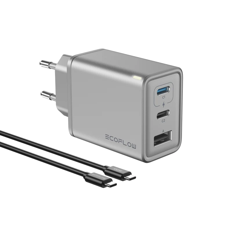 EcoFlow RAPID 65 W GaN – Kompaktes Multi-Port USB-Ladegerät