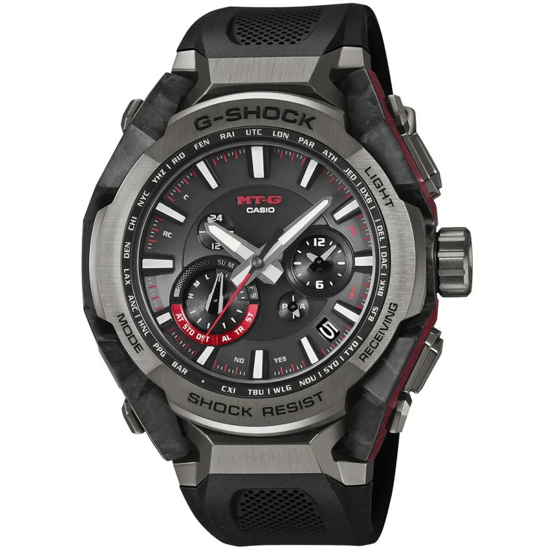 Orologio da uomo CASIO G-SHOCK MT-G MTG-B4000B-1AJF JDM nero IP carbonio Bluetooth solare
