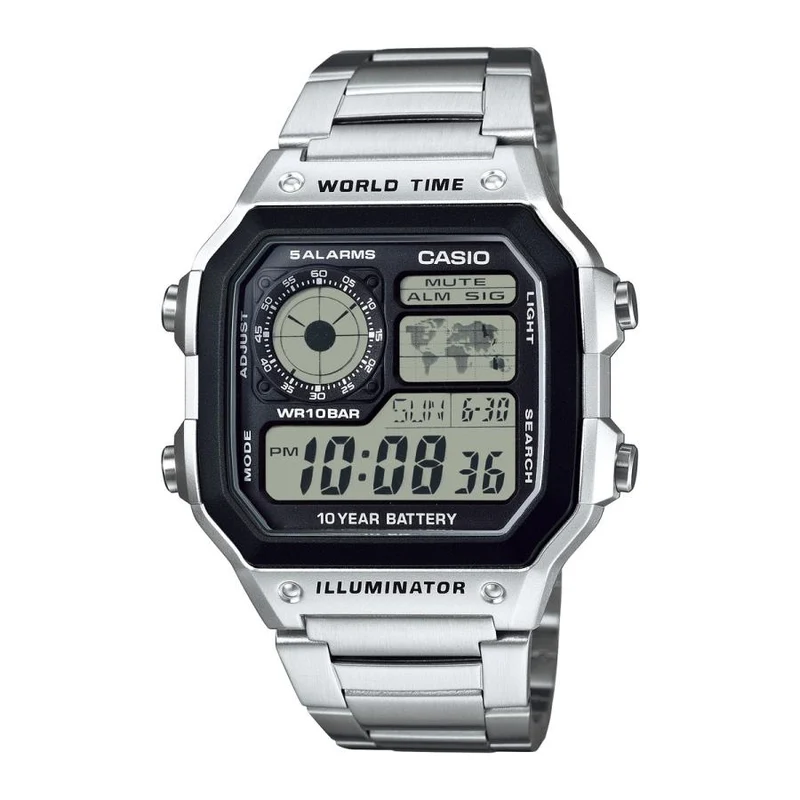 Orologio digitale multifunzione CASIO Collection AE-1200WHD-1AJF