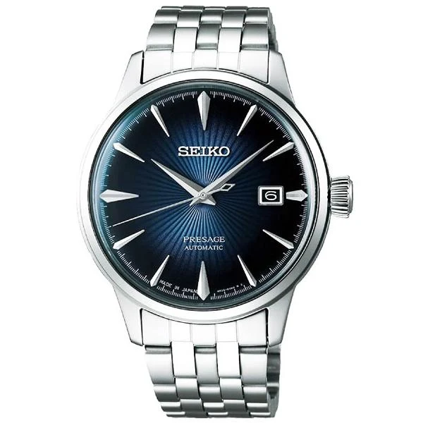Orologio automatico da uomo SEIKO Presage SRPB41J1 blu navy