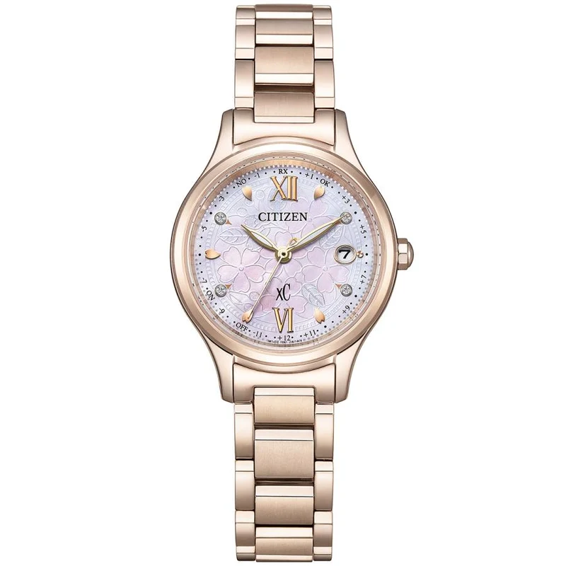 Orologio da donna CITIZEN xC 30° Anniversario SAKURA Edizione Limitata ES9498-77N in titanio con tecnologia solare, Eco-Drive e radiocontrollato.