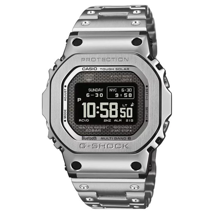 Orologio da uomo CASIO G-SHOCK FULL METAL, radiocontrollato solare, Bluetooth, GMW-BZ5000D-1JF