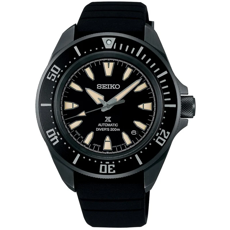Orologio subacqueo meccanico automatico da uomo Seiko Prospex Samurai SBDY133 con cinturino in silicone nero