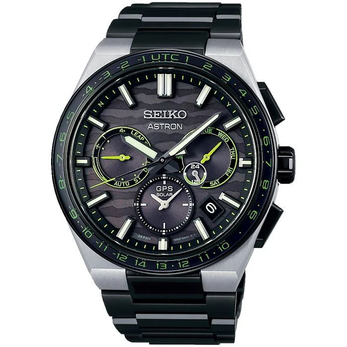 Orologio da uomo Seiko Astron NEXTER 1st Collection 2023 Limited Edition modello SBXC139 con onde radio satellitari GPS ad energia solare, modello esclusivo