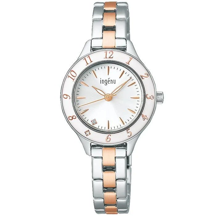 Orologio da donna Alba Angeine Epora Quartz AHJK461 a batteria, oro e argento