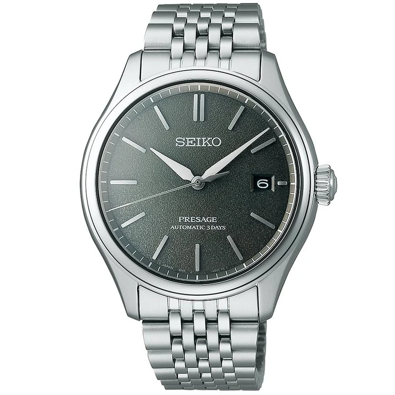 Orologio da uomo Seiko Presage Classic Series Sensai con quadrante marrone SARX123 e cinturino in metallo (esclusivo)
