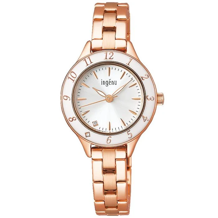 Orologio da donna Alba Angeine Epora Quartz AHJK460 a batteria in oro rosa