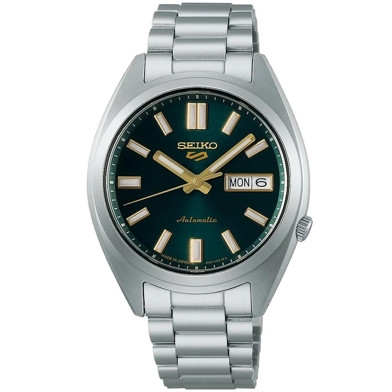 Orologio da uomo meccanico automatico Seiko 5 Sports SNXS Sports Style SBSA293, verde