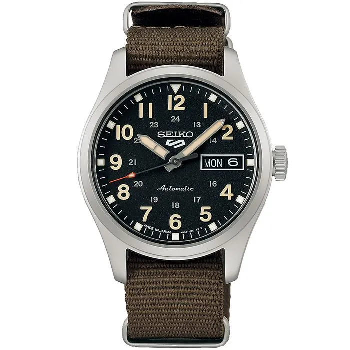 Orologio SEIKO 5 Sports Field series SBSA201 di medie dimensioni, automatico meccanico, prodotto in Giappone.