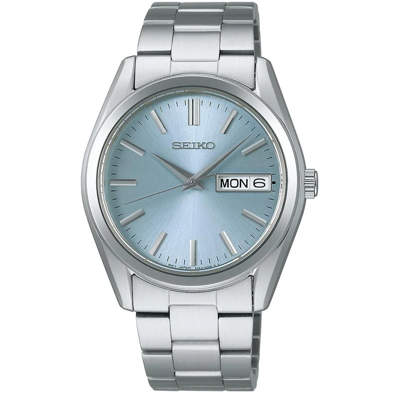 Orologio SEIKO SELECTION SBTH013 JDM Serie S, esclusiva del negozio, al quarzo blu ghiaccio, con datario.