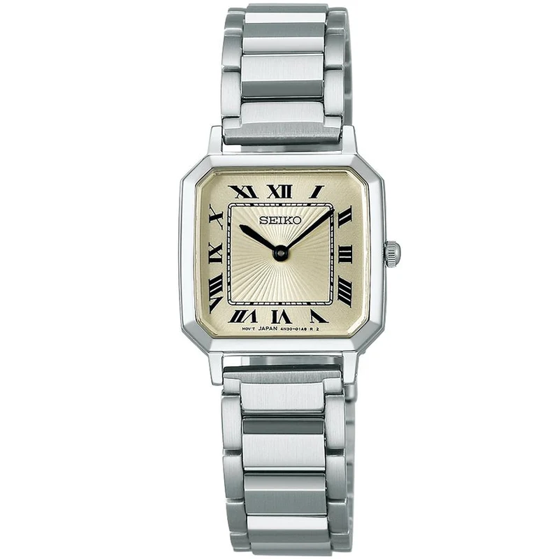 Orologio da donna SEIKO SELECTION SSEH015 JDM nano・universe al quarzo color oro champagne