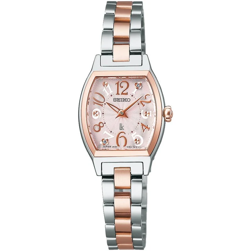 Orologio da donna SEIKO LUKIA Happy Collection SSWA012 Silky Pink Tonneau al quarzo, stile JDM.