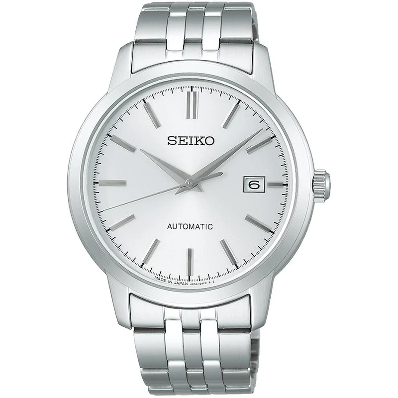 Orologio meccanico da uomo Seiko Selection Serie S International Line SCVE059 con quadrante bianco