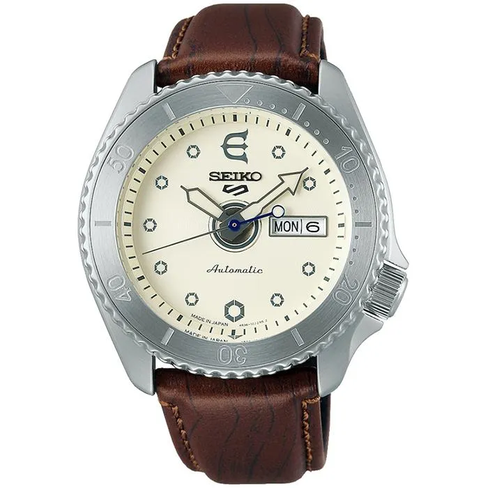 Orologio meccanico automatico da uomo Seiko 5 Sports EVISEN SKATEBOARDS Collaboration SBSA103