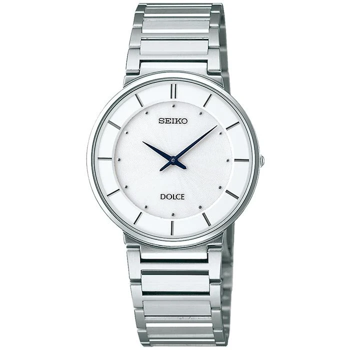 Orologio da uomo Seiko Dolce & Exceline al quarzo SACK015, bianco.