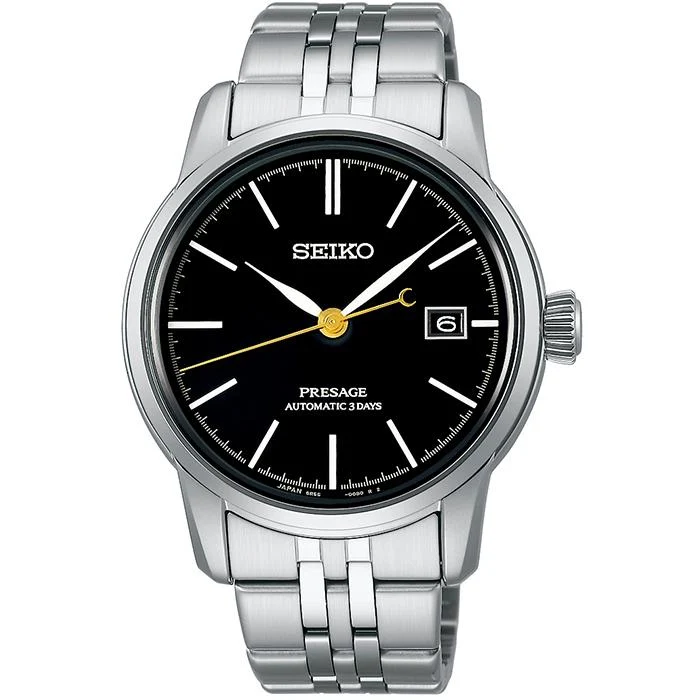 Orologio da uomo Seiko Presage Craftsmanship SARX107 meccanico automatico con quadrante laccato, calendario a 3 giorni, esclusivo