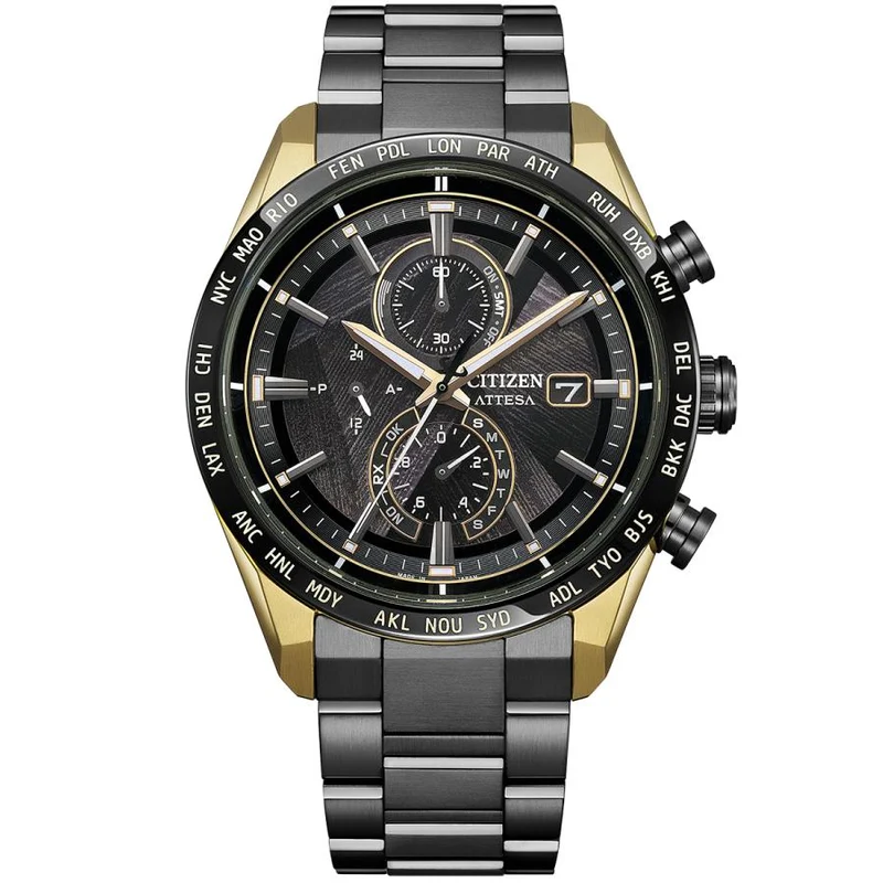 CITIZEN ATTESA ACT Line AT8384-58E JDM LIGHT in BLACK 50th Limited Eco-Drive