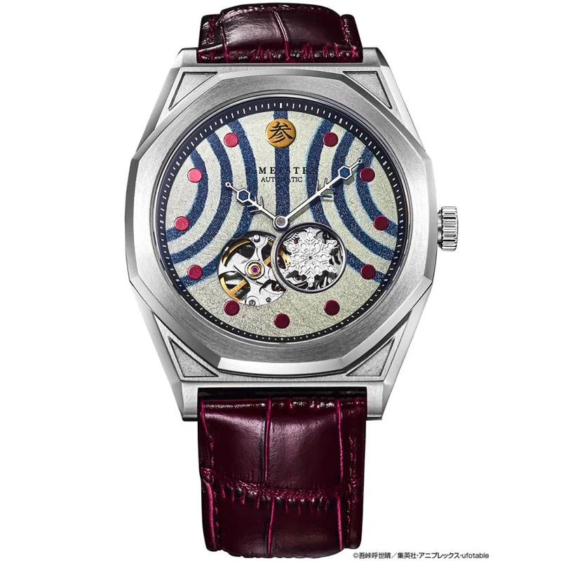 GARRACK S-MEISTER SMS-41-KY-J3A Demon Slayer Akaza Automatic Open Heart Watch Prodotto in Giappone