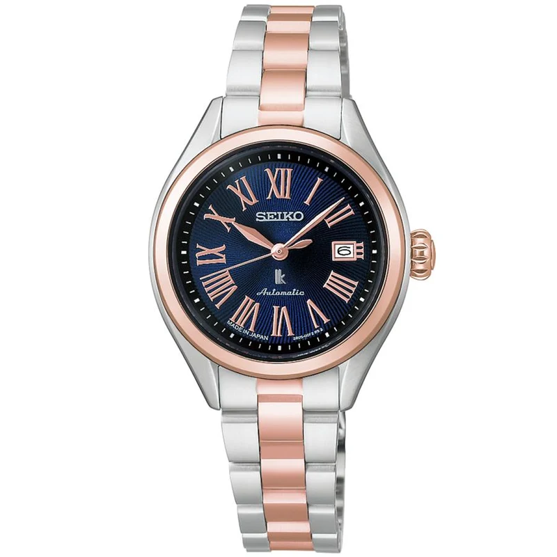 Orologio da donna SEIKO LUKIA Grow HEA002J Hypericum Navy Dial Mechanical Automatic Silky Pink, prodotto in Giappone.