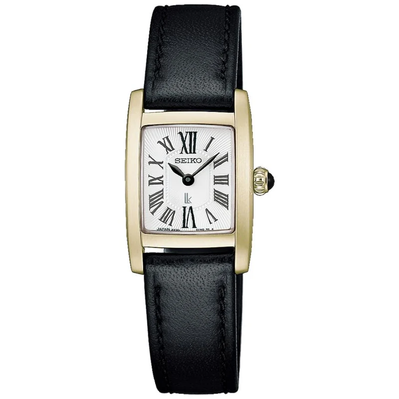 Orologio da donna al quarzo SEIKO LUKIA Grow HEG003J Hypericum Fruition con quadrante bianco.