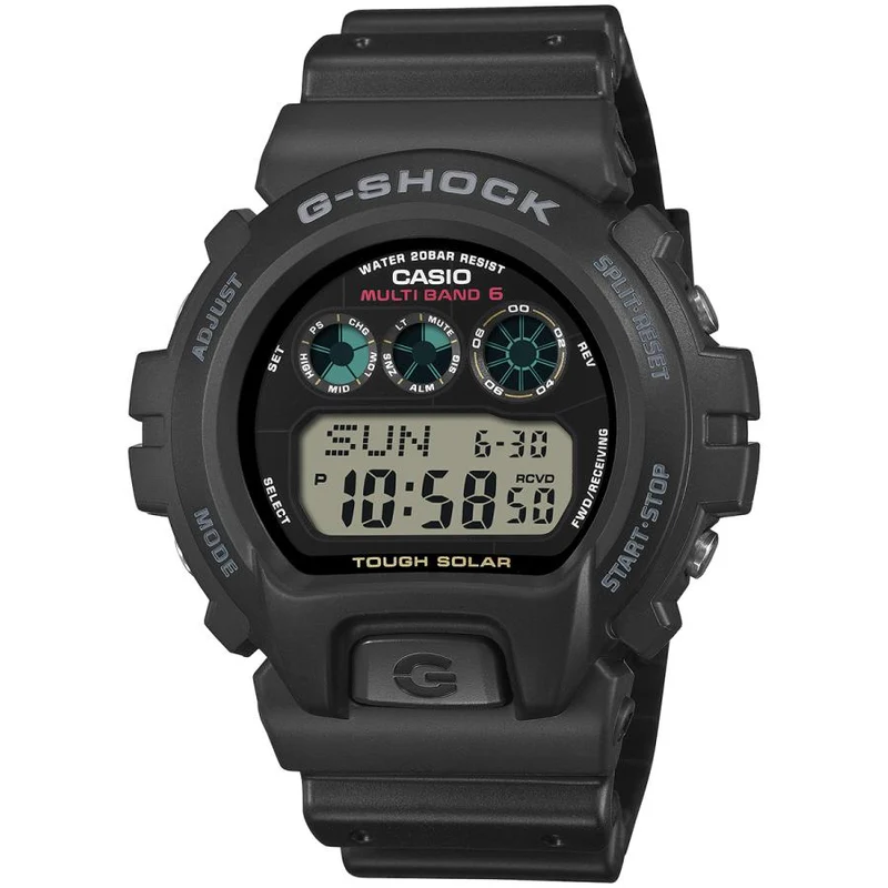Orologio digitale da uomo CASIO G-SHOCK Serie 6900 GW-6900U-1JF Nero Multiband 6 Tough Solar JDM