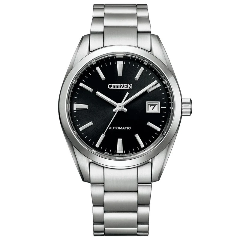Orologio da uomo CITIZEN COLLECTION NB1050-59E con quadrante nero, calibro 9011, automatico, stile JDM.
