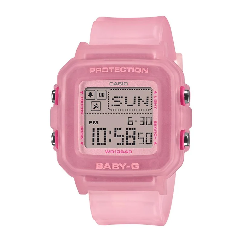 Orologio da donna CASIO BABY-G+PLUS BGD-10KG-4JR JDM Retro Jelly Pink 2-Way