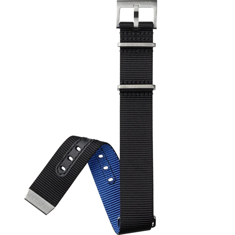 Cinturino Hamilton Khaki Navy Black NATO Strap 20MM